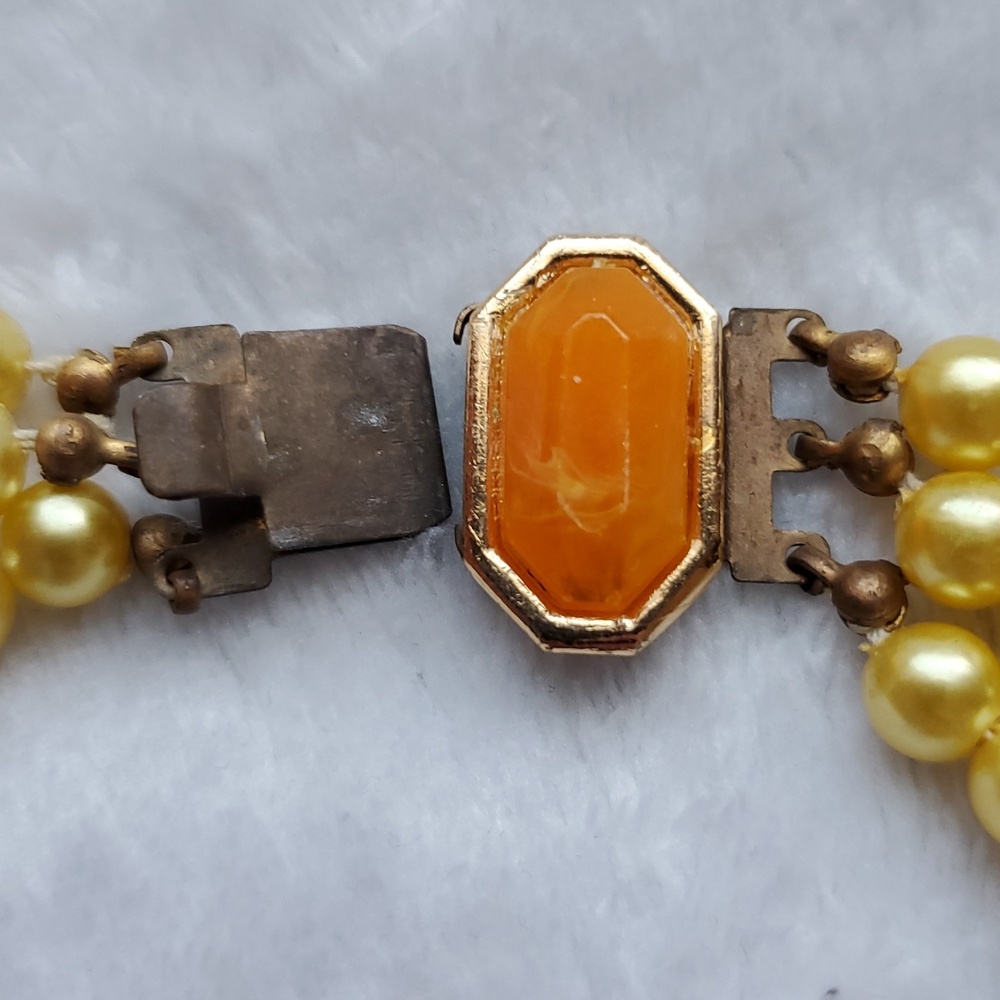 Vintage MCM Multi-Strand Chunky Statement Beaded Necklace - Picture 6 of 12